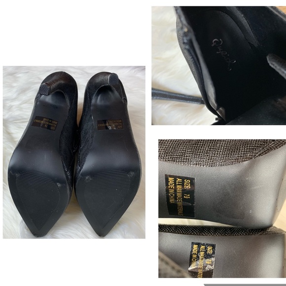 Qupid Lace-up Stiletto Bootie - Picture 8 of 8